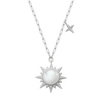 Collana Amen Donna in Argento Perla CLSUPBBZ